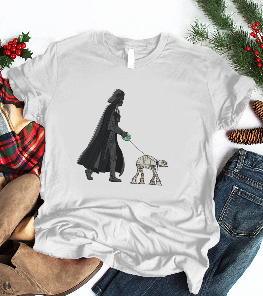 Darth Vader Walking AT-AT Walker Leash T-Shirt