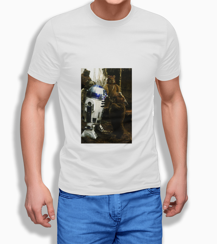 Star Wars R2 D2 Where Do They Hide the Cookies Ewoks T-Shirt