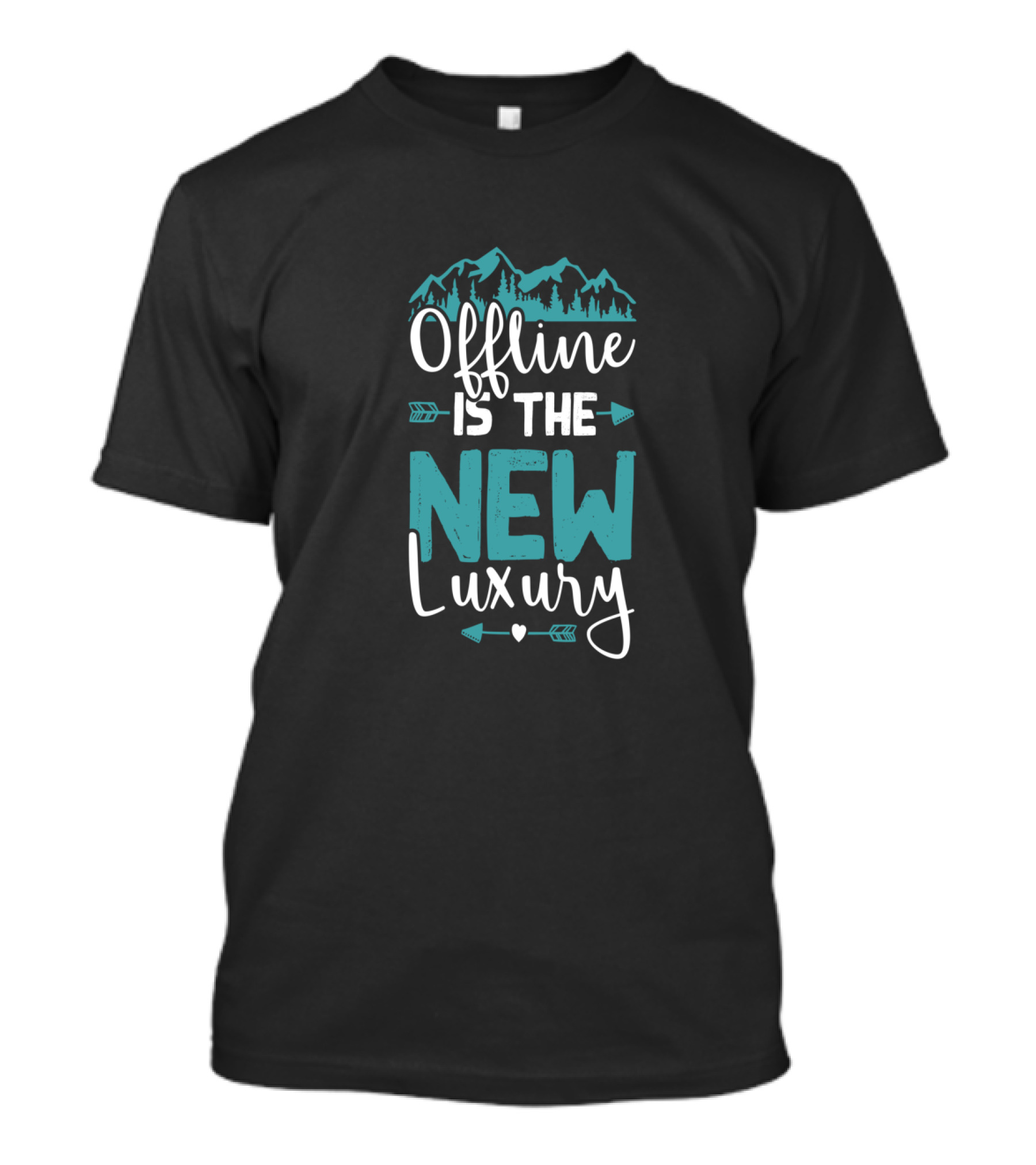 Offline Is The New Luxury Mountain Nature Lover T-Shirt
