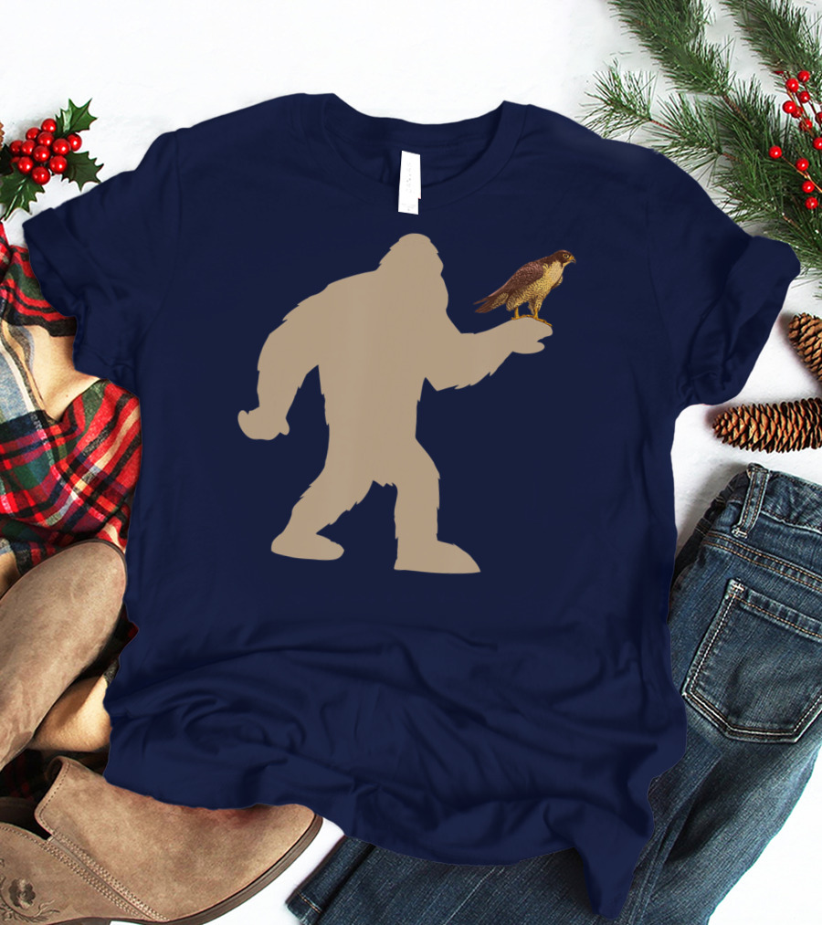 Peregrine Falcon Bigfoot Bird Falcon Animal T-Shirt