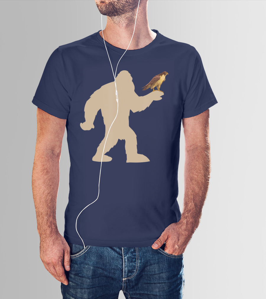 Peregrine Falcon Bigfoot Bird Falcon Animal T-Shirt