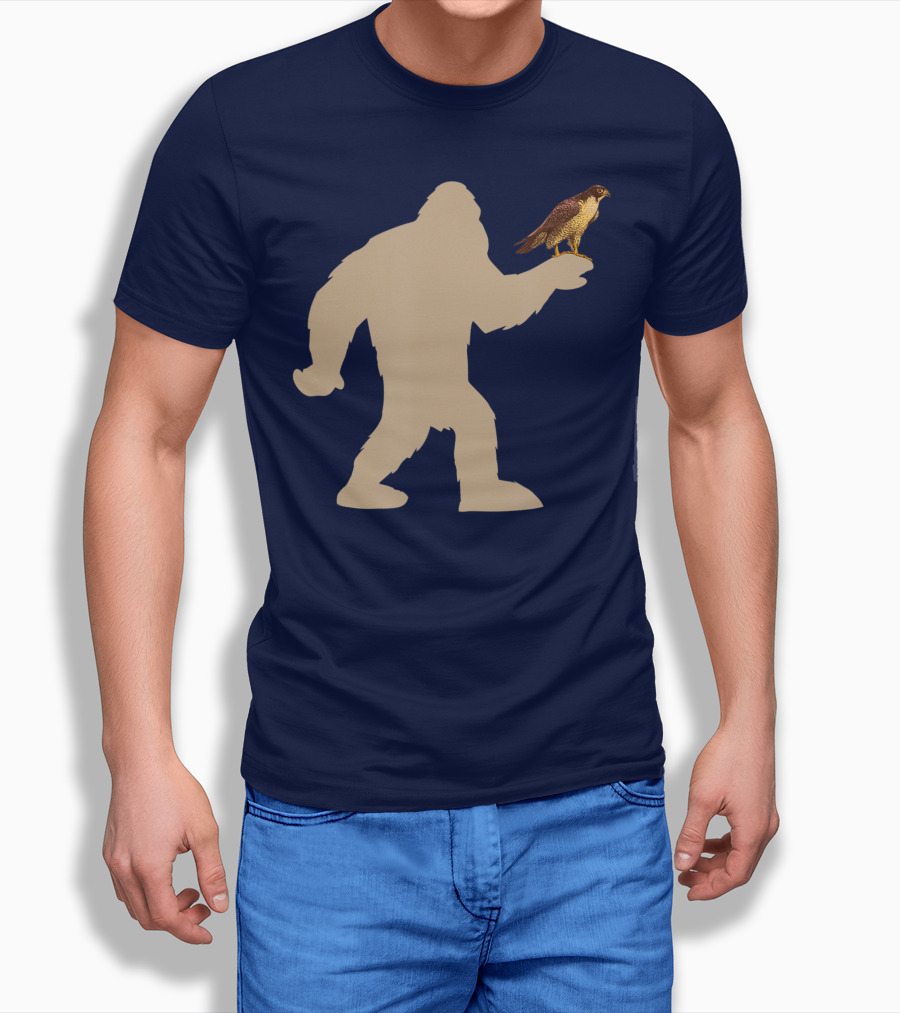 Peregrine Falcon Bigfoot Bird Falcon Animal T-Shirt