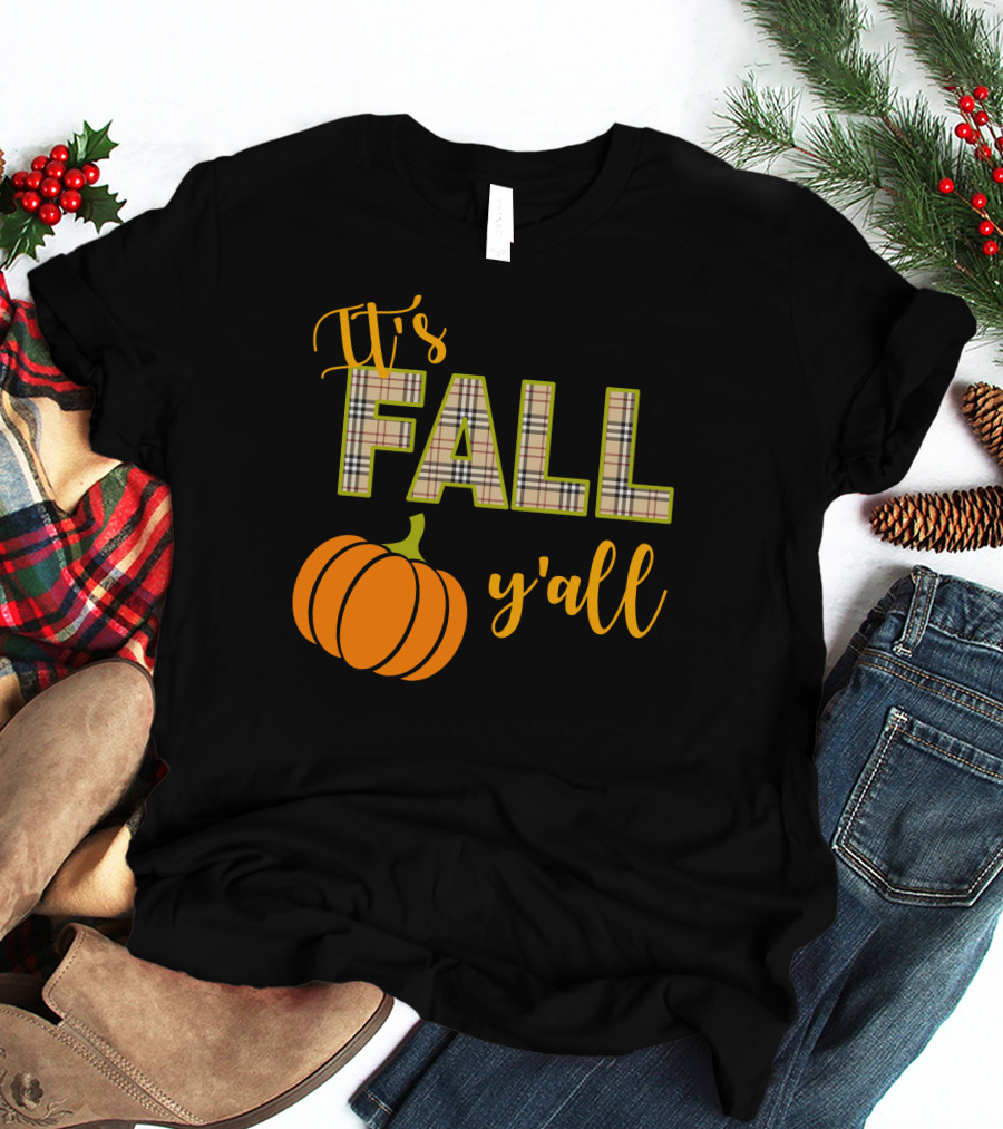 It's Fall Y'all Pumpkin T-Shirt