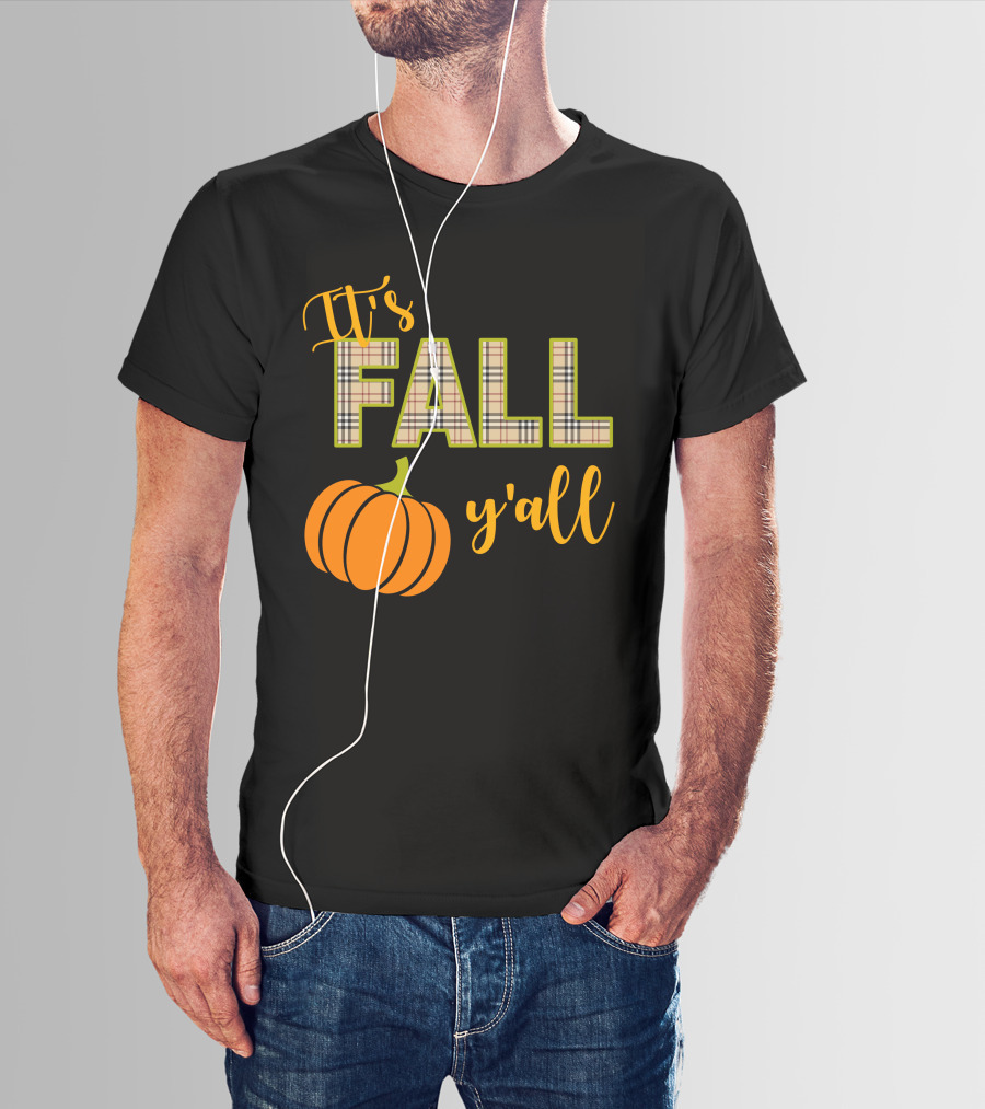 It's Fall Y'all Pumpkin T-Shirt