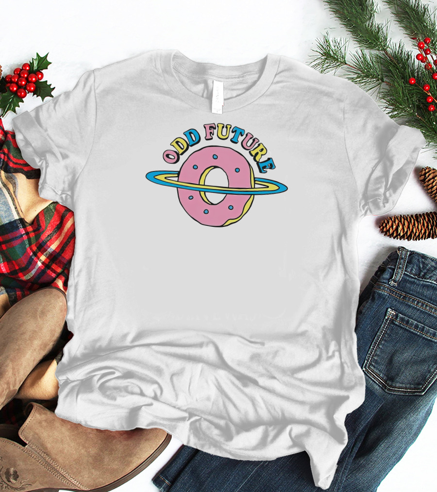 Odd Future Pink Donut Saturn Ring T-Shirt