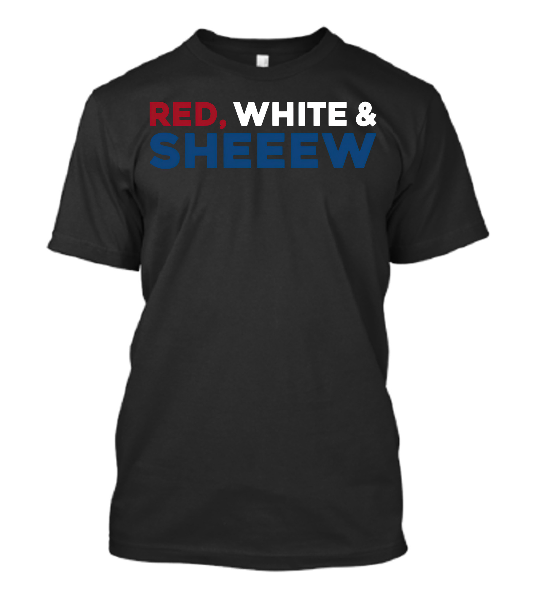 RED, WHITE And SHEEEW Beef Cake Merch T-Shirt