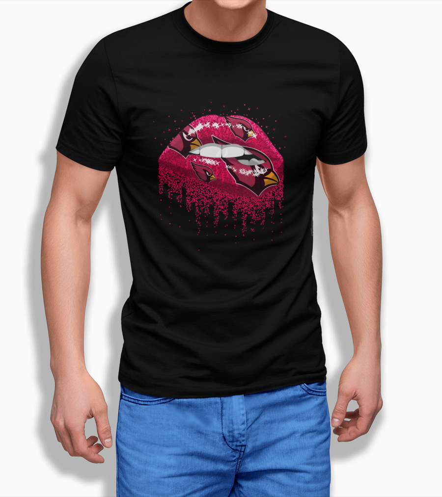 Arizona Cardinals Logo Lips T-Shirt