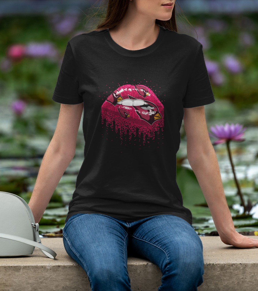 Arizona Cardinals Logo Lips T-Shirt