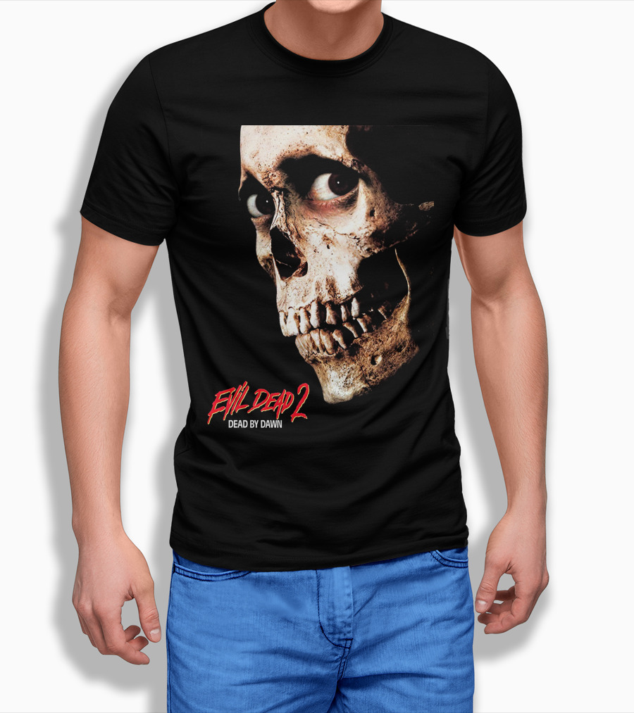 Evil Dead 2 Dead By Dawn Skull Face T-Shirt
