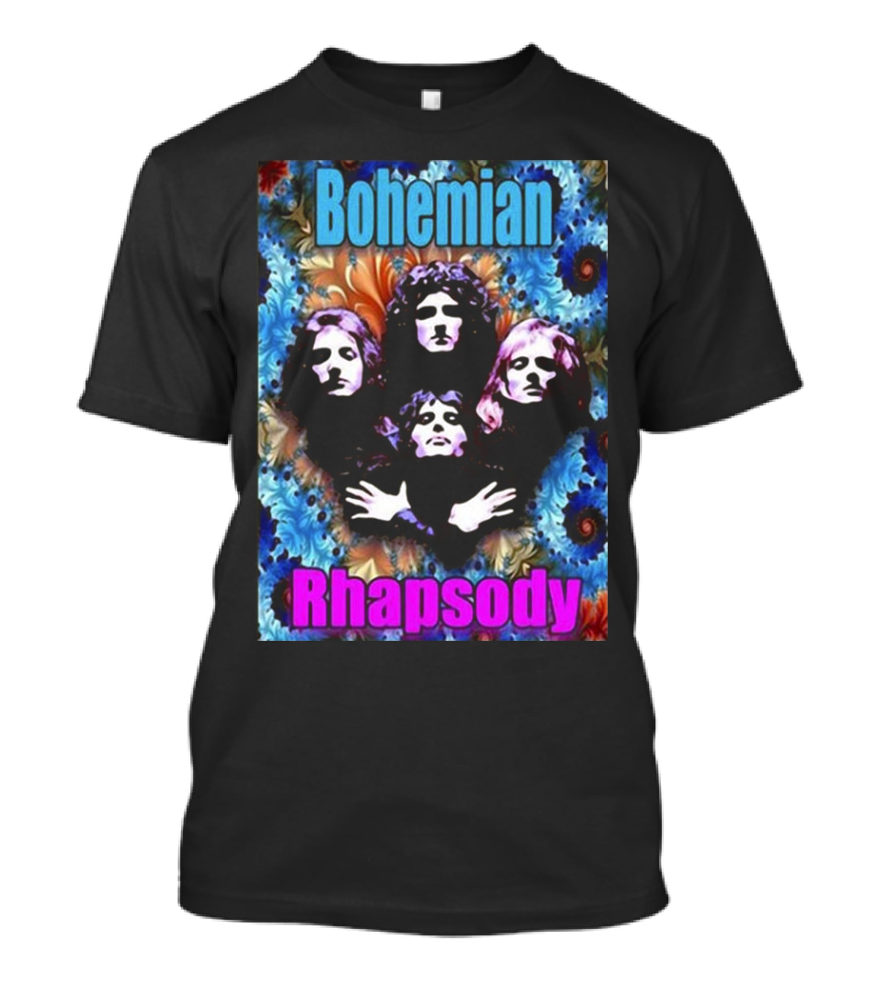 Bohemian Rhapsody Brian May Queen Psychedelic T-Shirt