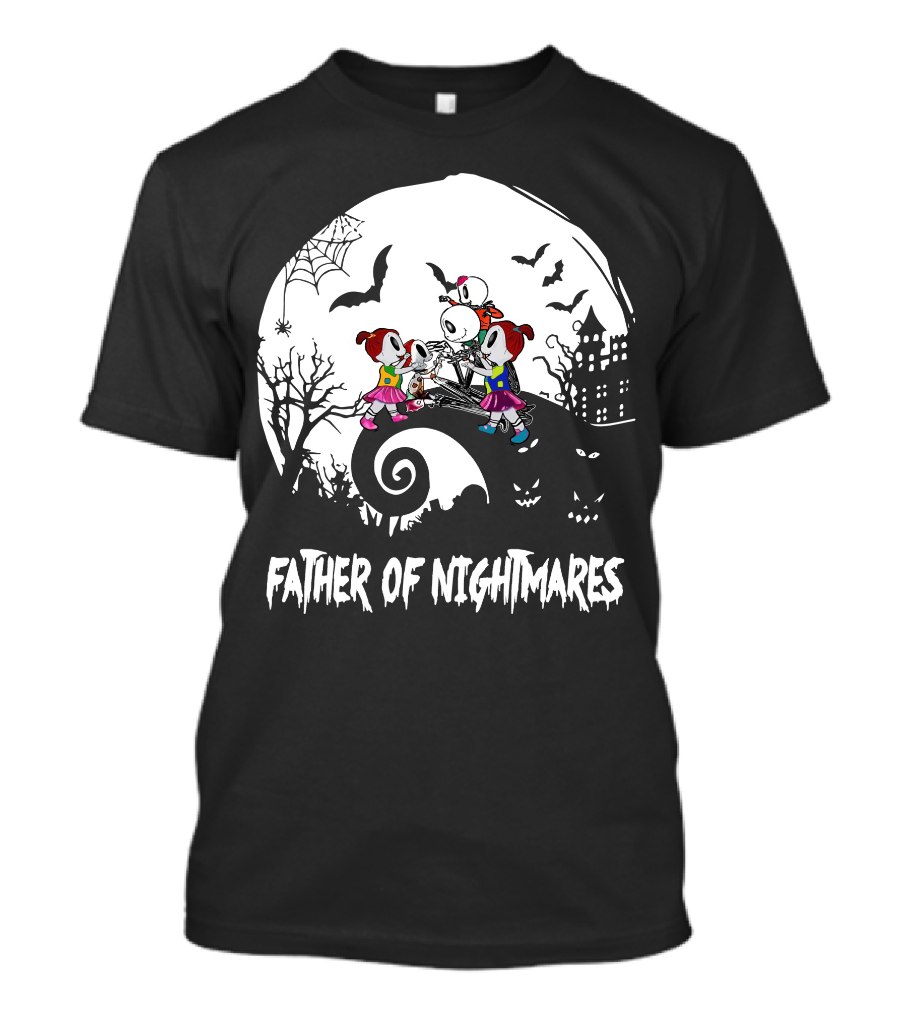 Father Of Nightmares 3 Girls 1 Boy T-Shirt