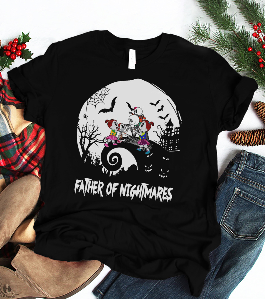 Father Of Nightmares 3 Girls 1 Boy T-Shirt