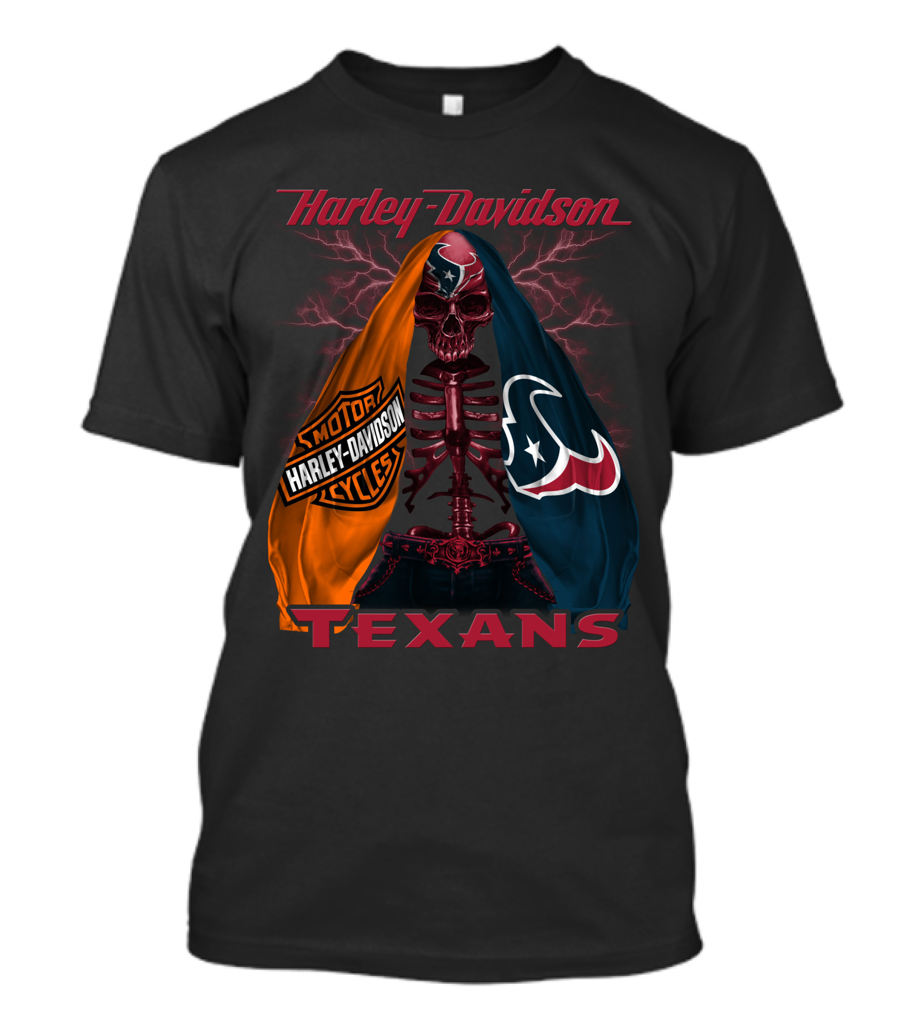 Harley Davidson Houston Texans T-Shirt