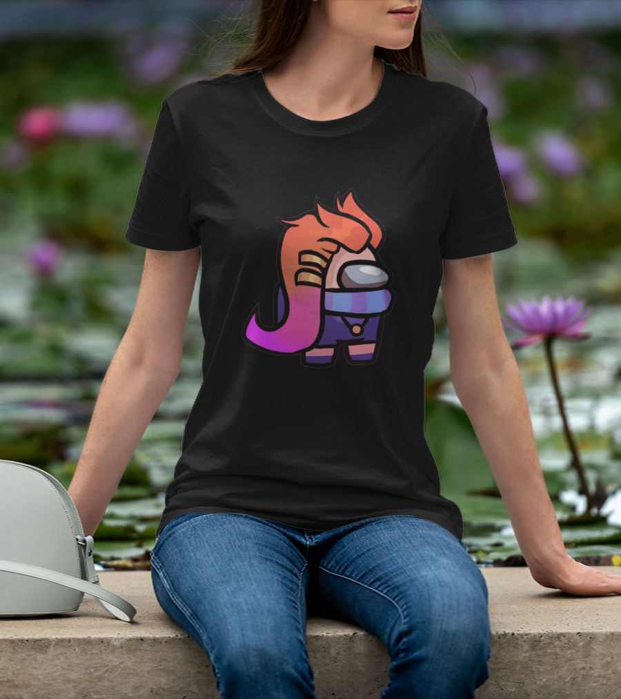 Among Us Character With Zoe Hairstyle From League Of Legends T-Shirt