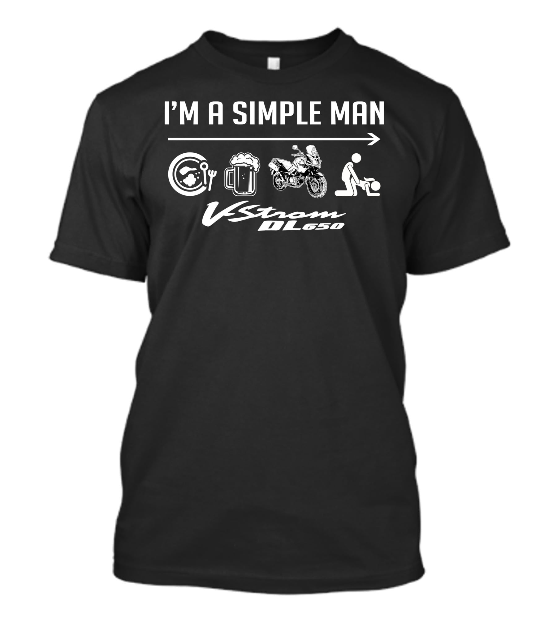 I'm A Simple Man V Strom DL650 T-Shirt