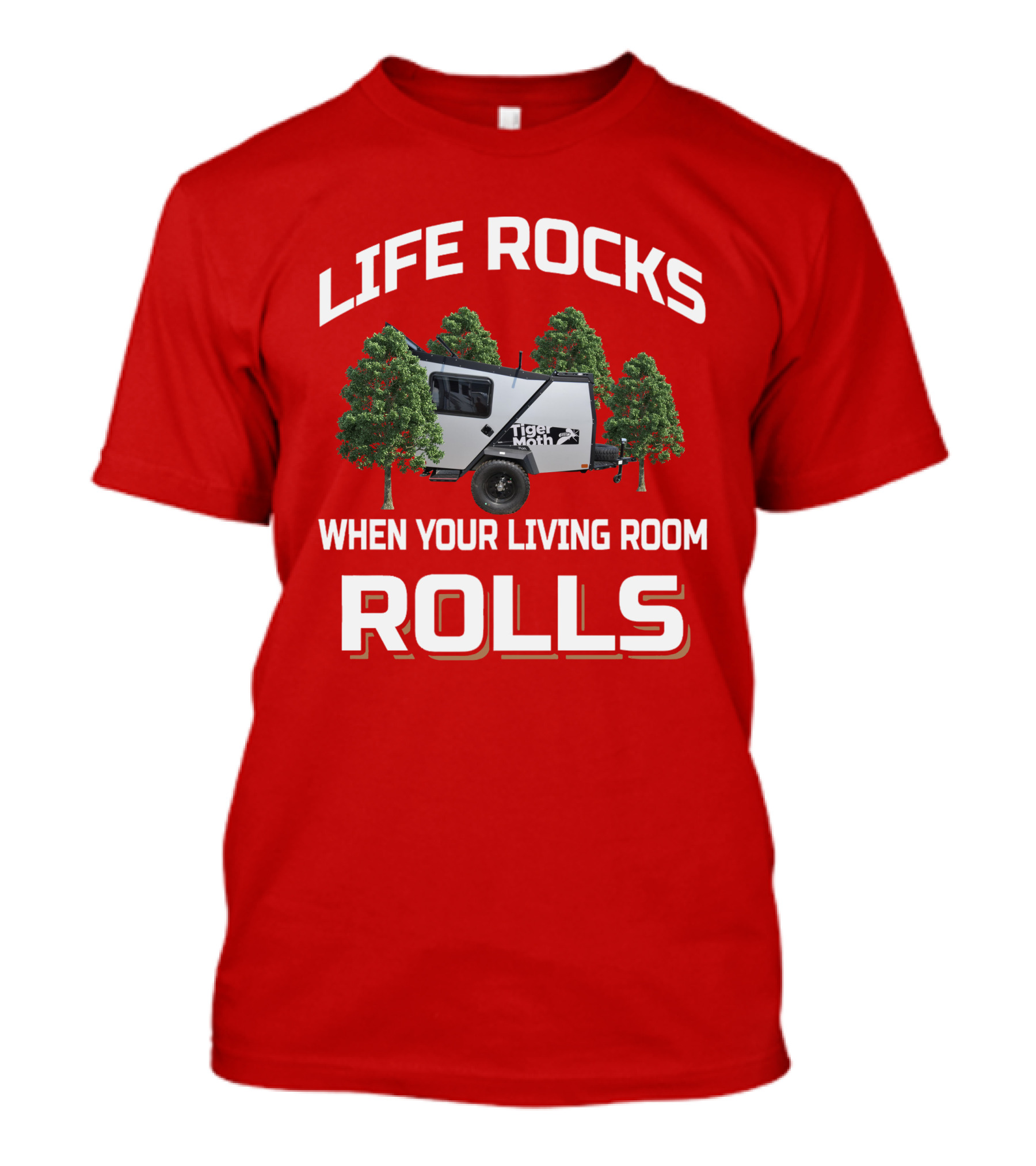 Life Rocks When Your Living Room Rolls Taxa TigerMoth T-Shirt