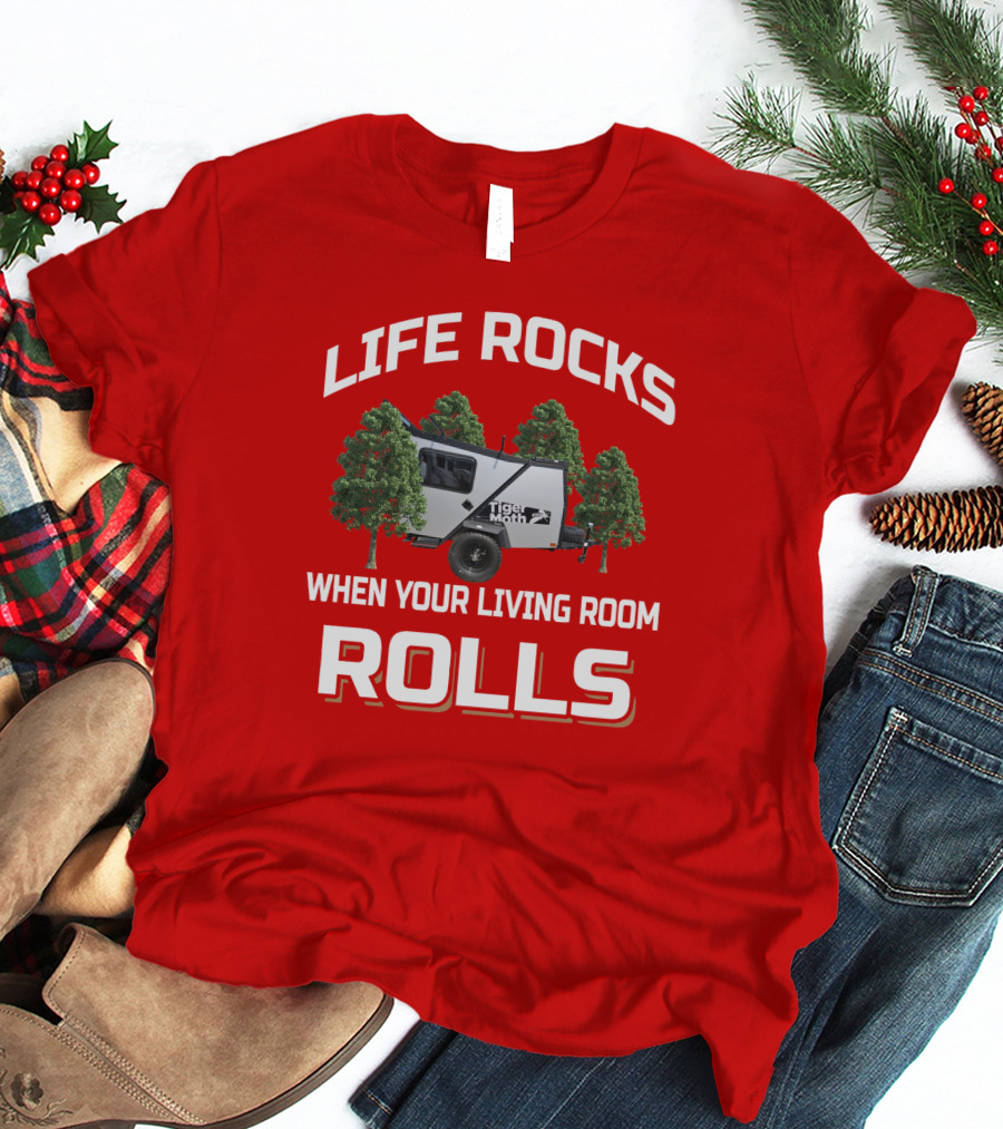 Life Rocks When Your Living Room Rolls Taxa TigerMoth T-Shirt