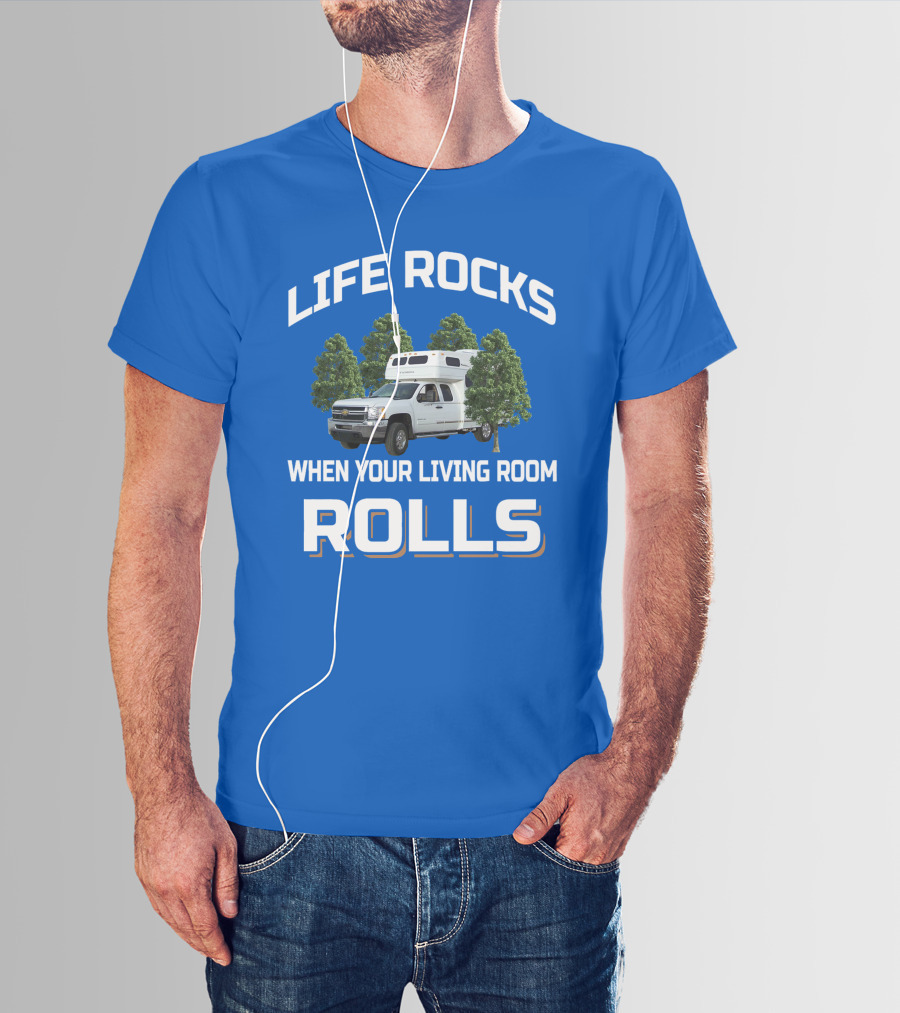 Life Rocks When Your Living Room Rolls Tiger T-Shirt