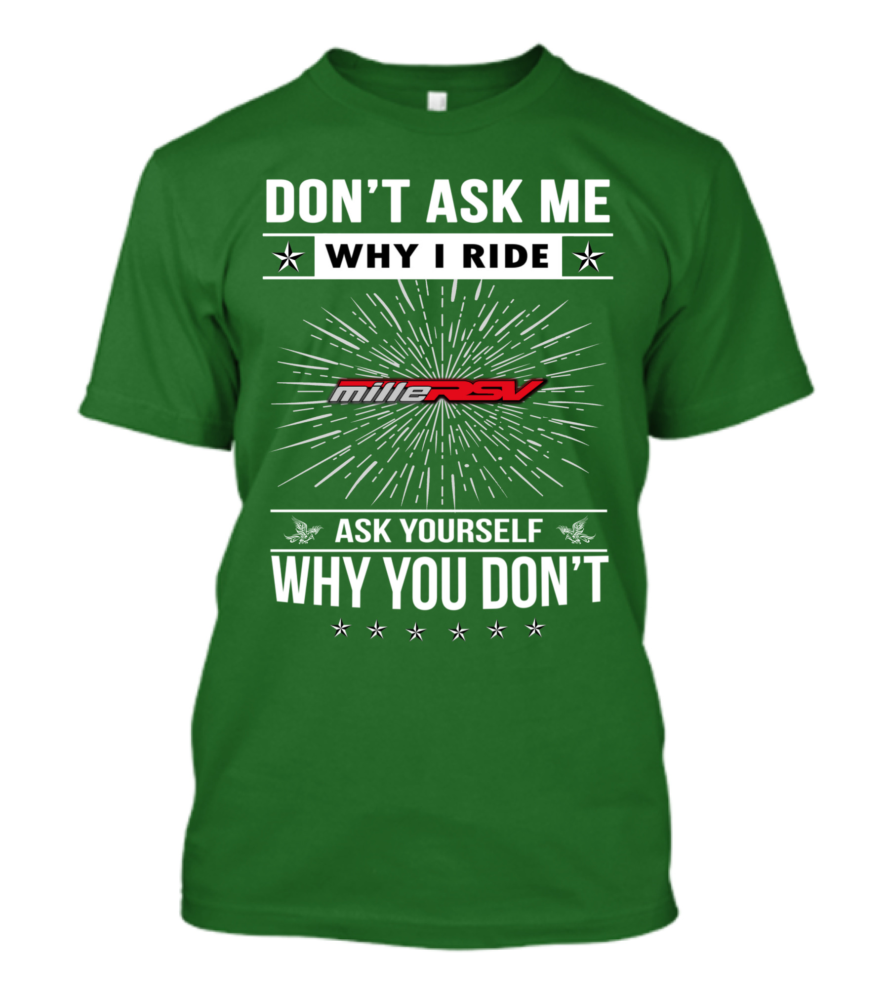 Don't Ask Me Why I Ride Aprilia Mille RSV Ask Yourself Why You Don't T-Shirt