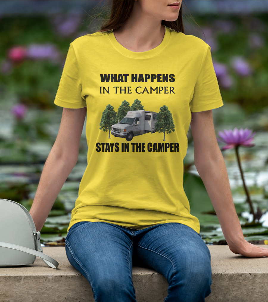 What Happens In The Camper Stays In The Camper Aspect Winnebago T-Shirt