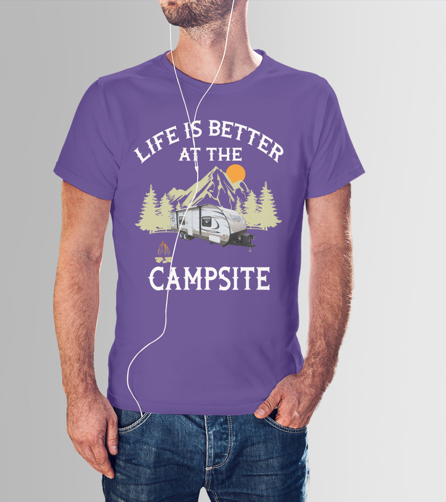 Life Is Better At The Campsite Forest River Wildwood X Lite 261BHXL T-Shirt