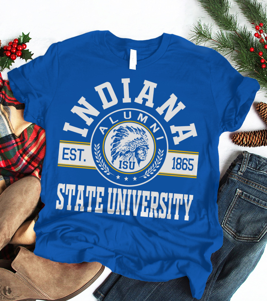 Indiana State University Alumni ISU Est. 1865 T-Shirt