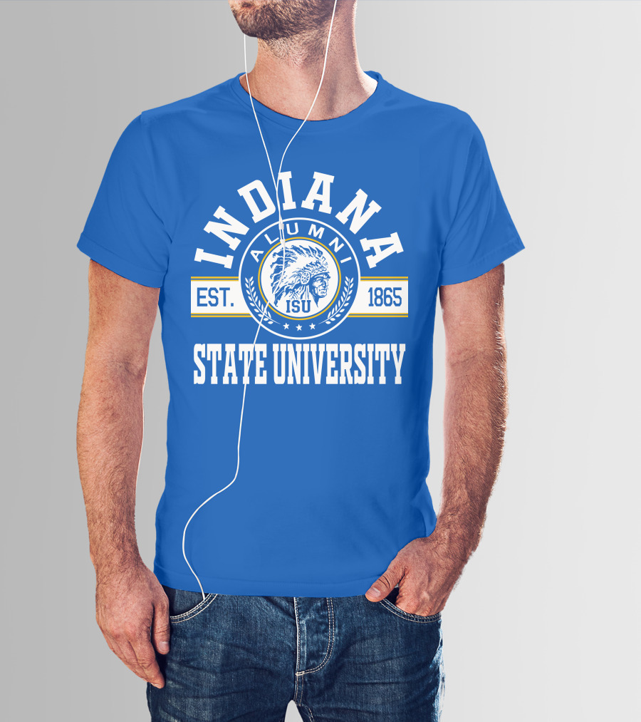 Indiana State University Alumni ISU Est. 1865 T-Shirt