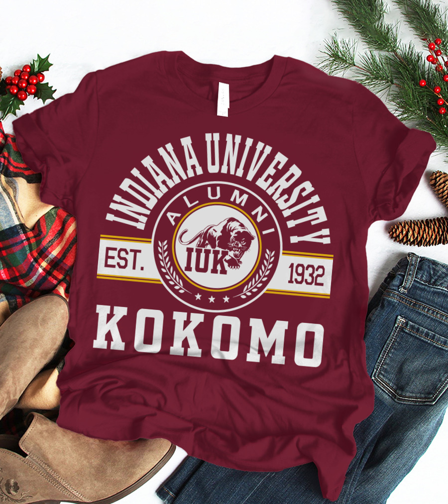 Indiana University Kokomo Alumni IUK Est. 1932 T-Shirt