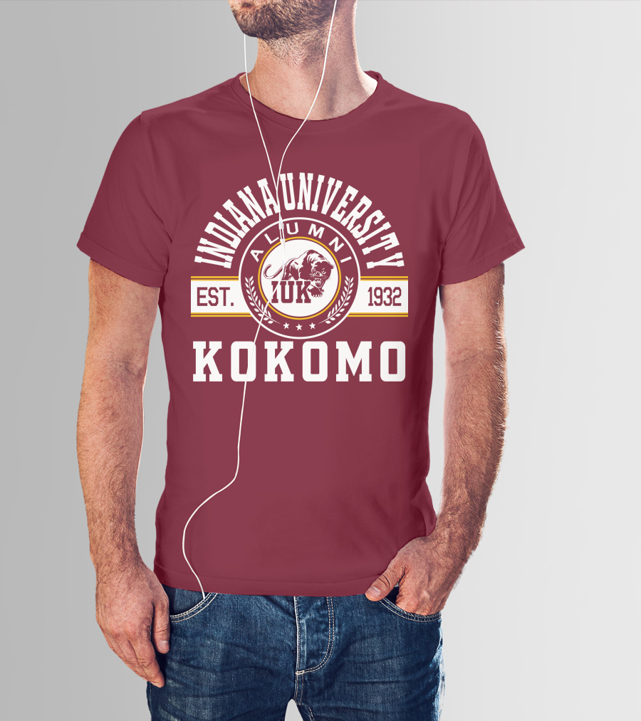 Indiana University Kokomo Alumni IUK Est. 1932 T-Shirt