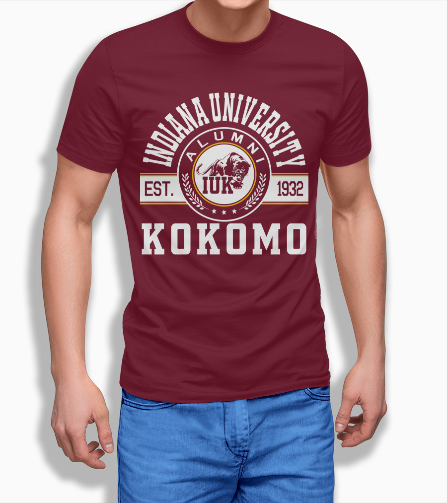 Indiana University Kokomo Alumni IUK Est. 1932 T-Shirt