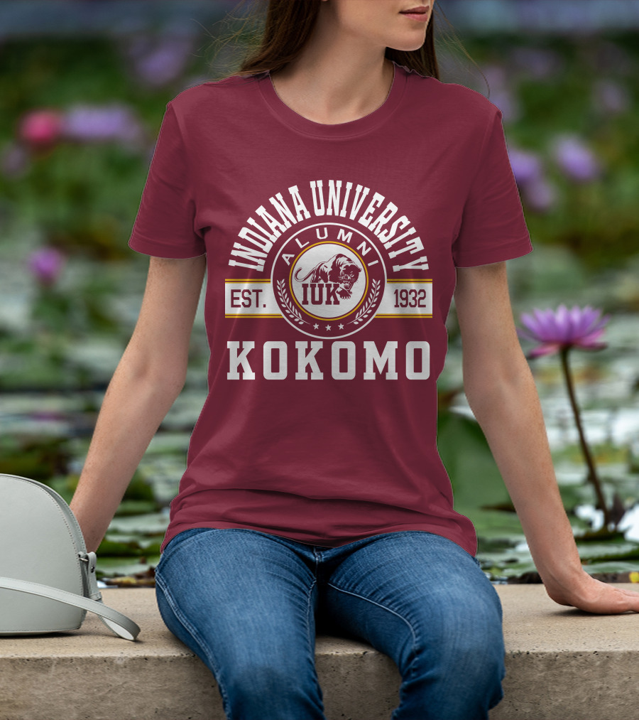 Indiana University Kokomo Alumni IUK Est. 1932 T-Shirt