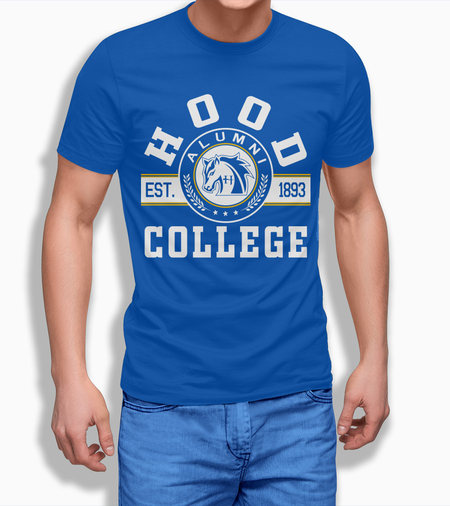 Hood College Alumni Est. 1893 Mustang Crest T-Shirt