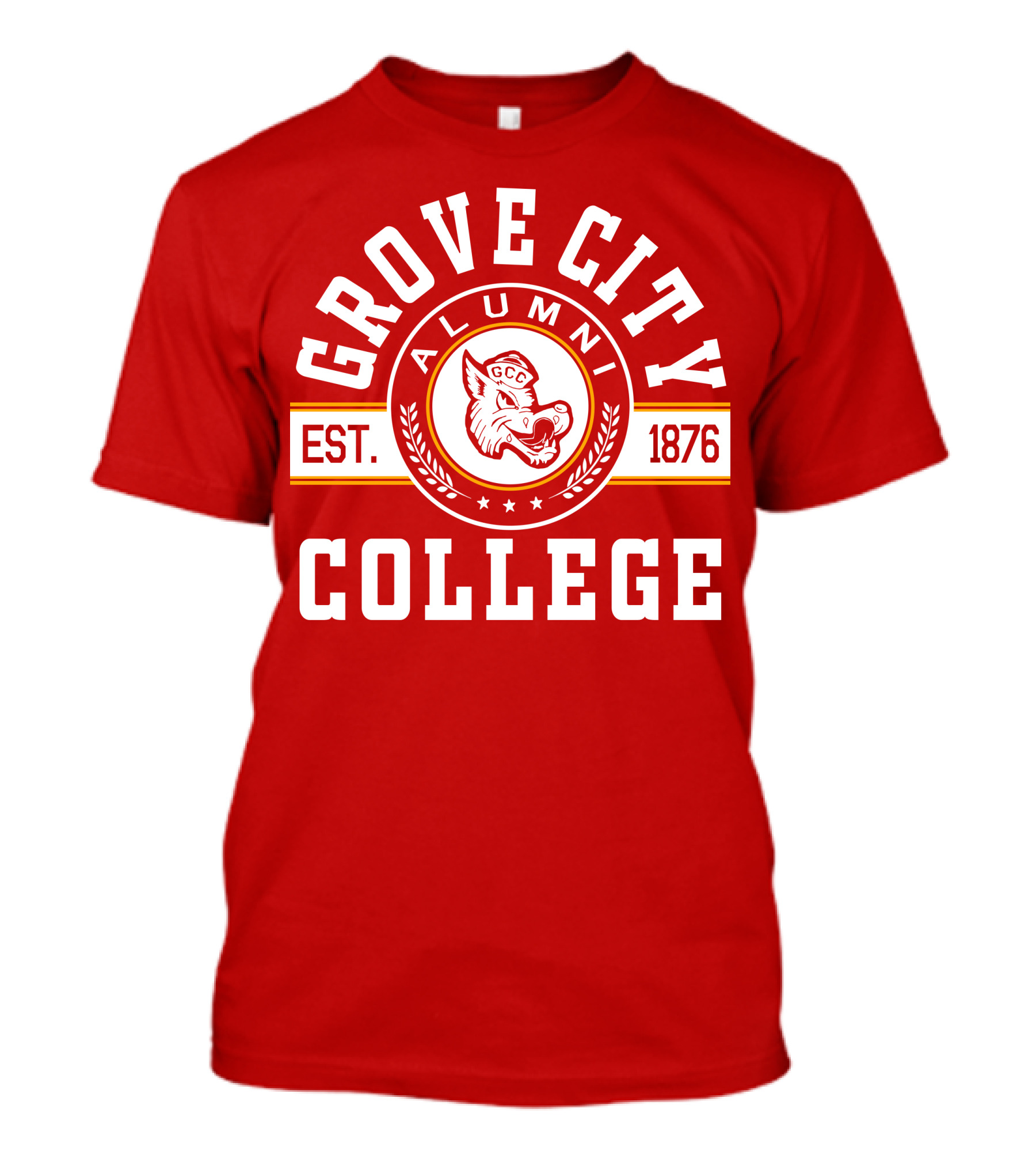 Grove City College Alumni Est. 1876 GCC T-Shirt