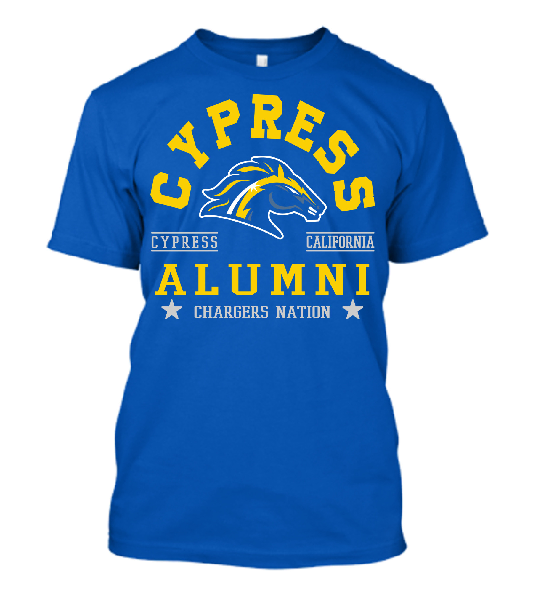 Cypress California Alumni Chargers Nation T-Shirt