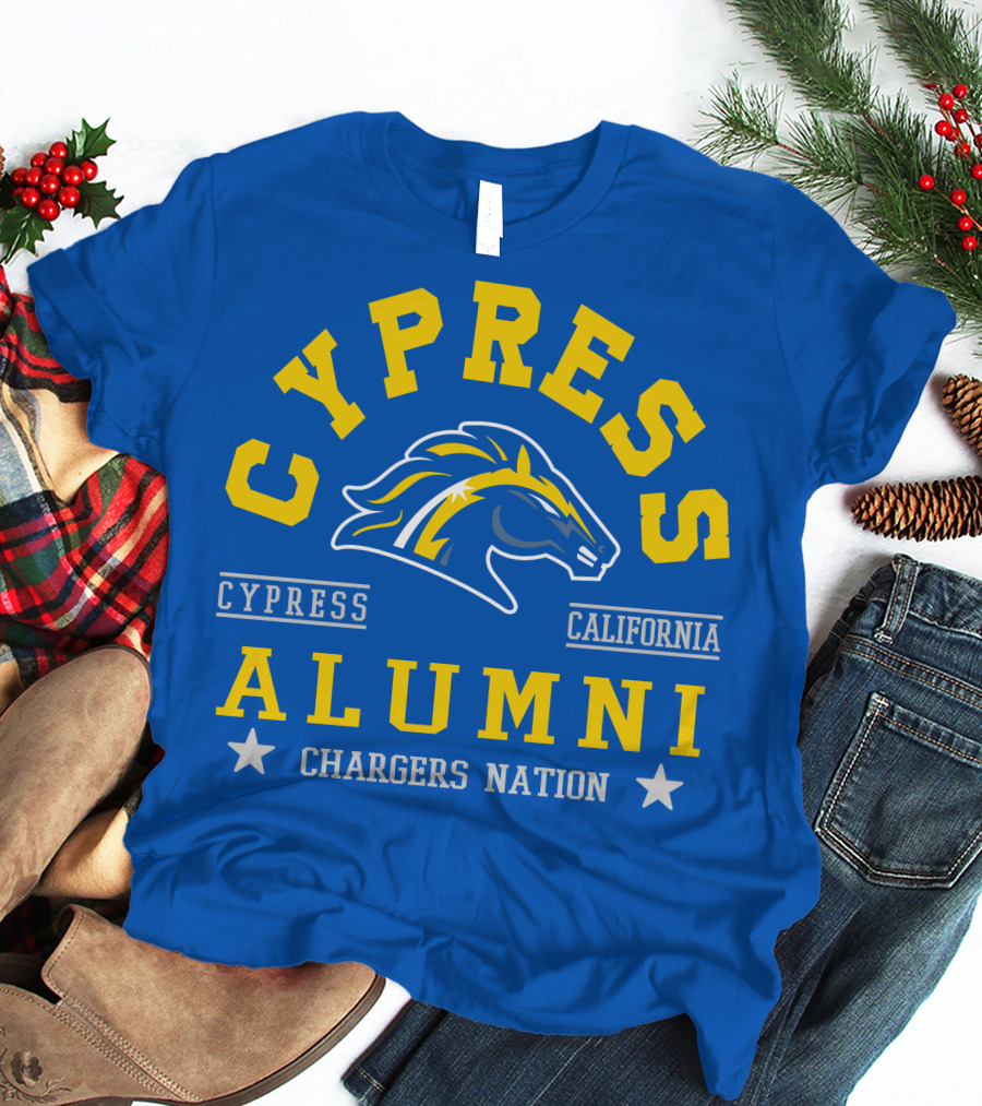 Cypress California Alumni Chargers Nation T-Shirt