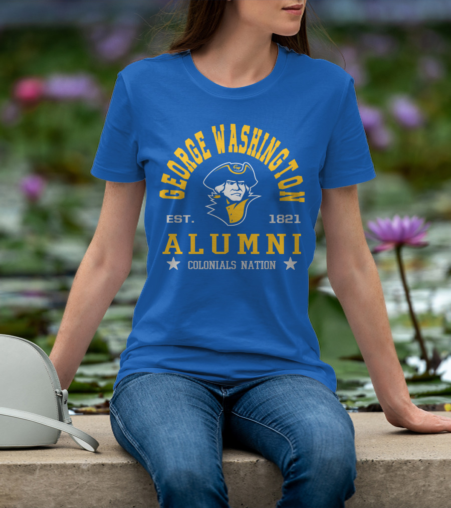 George Washington Alumni Colonials Nation Est. 1821 T-Shirt