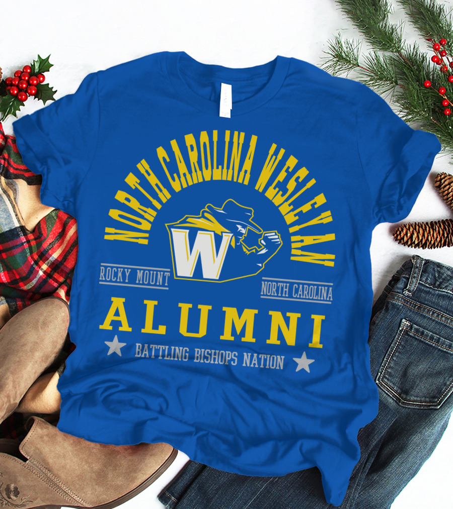 North Carolina Wesleyan Rocky Mount Alumni Battling Bishops Nation T-Shirt