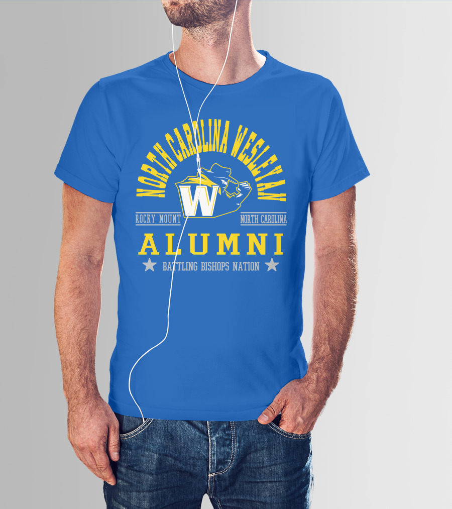 North Carolina Wesleyan Rocky Mount Alumni Battling Bishops Nation T-Shirt