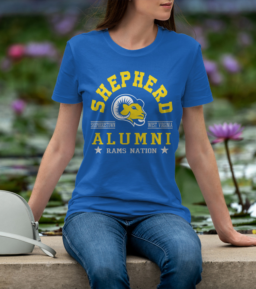 SHEPHERD ALUMNI SHEPHERDSTOWN WEST VIRGINIA RAMS NATION T-Shirt