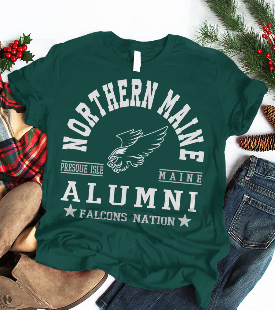 Northern Maine Alumni Presque Isle Falcons Nation T-Shirt