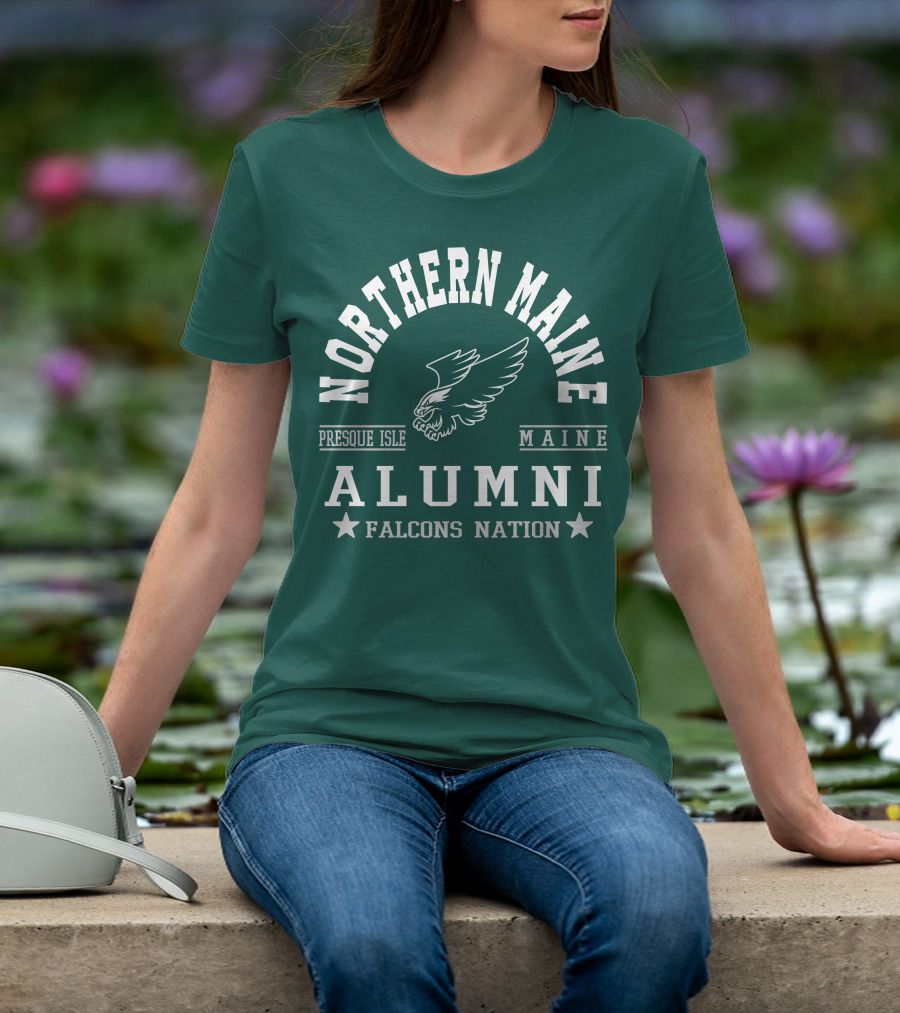 Northern Maine Alumni Presque Isle Falcons Nation T-Shirt
