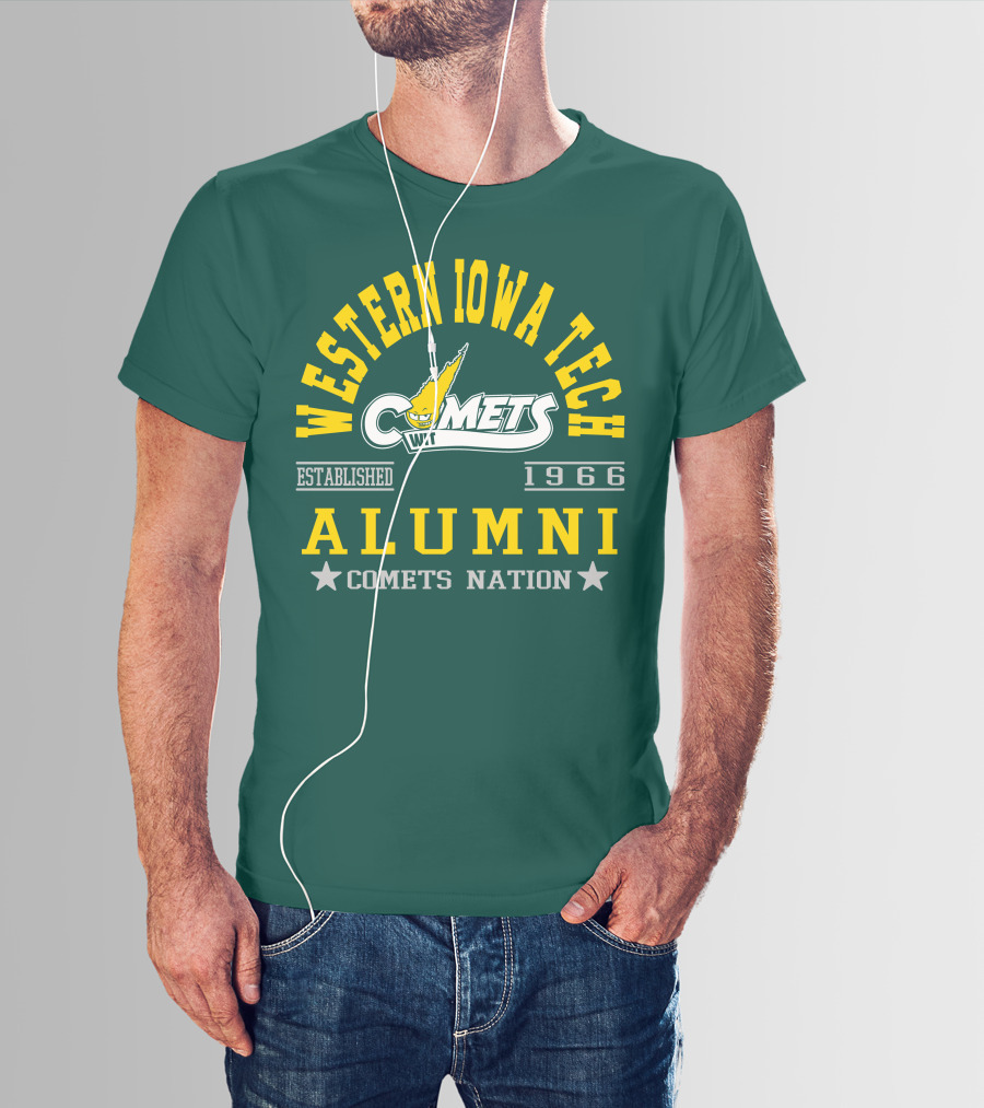 Western Iowa Tech Comets Alumni Established 1966 Comets Nation T-Shirt