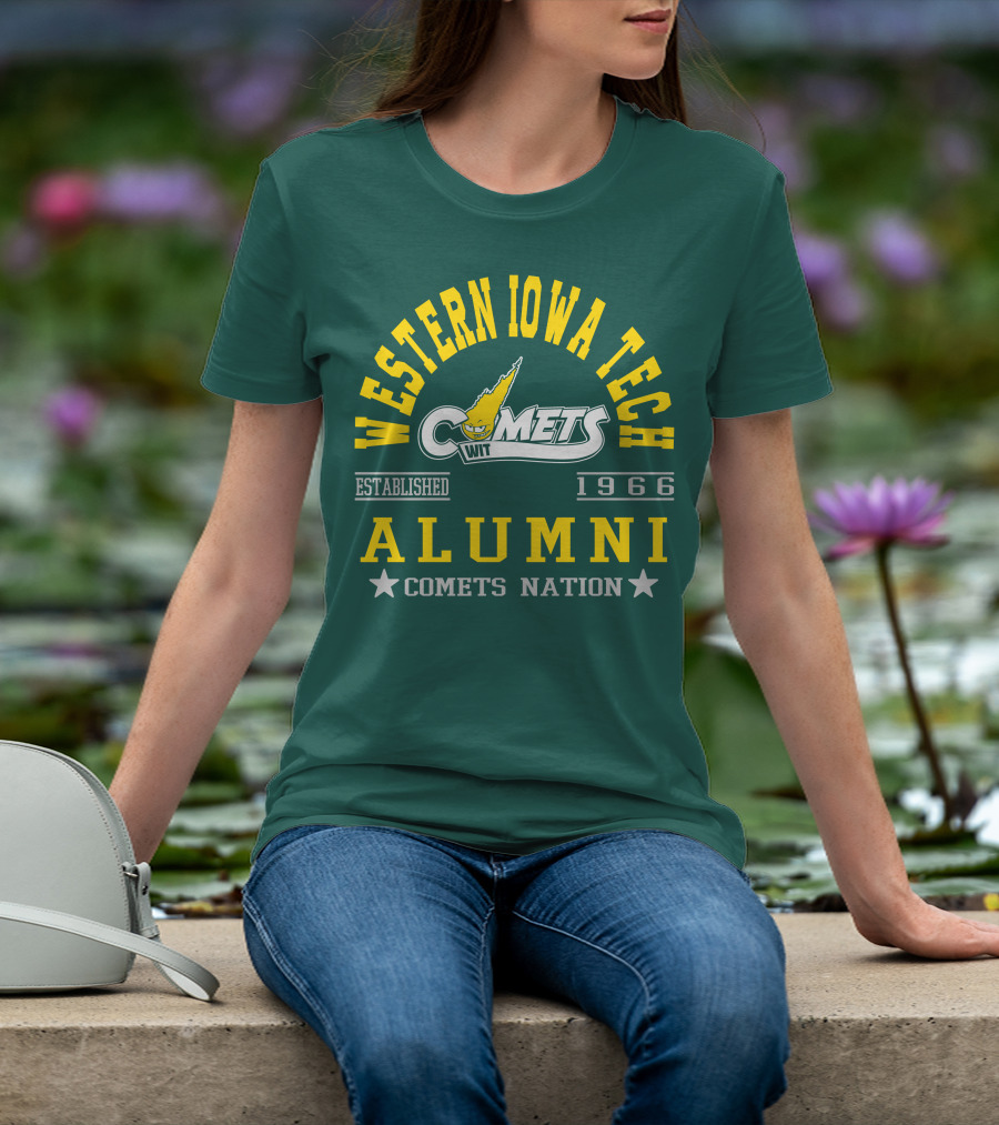 Western Iowa Tech Comets Alumni Established 1966 Comets Nation T-Shirt