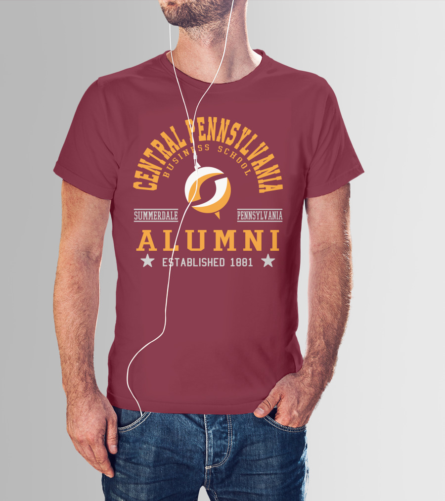 Central Pennsylvania Business School Alumni Summerdale Pennsylvania Established 1881 T-Shirt