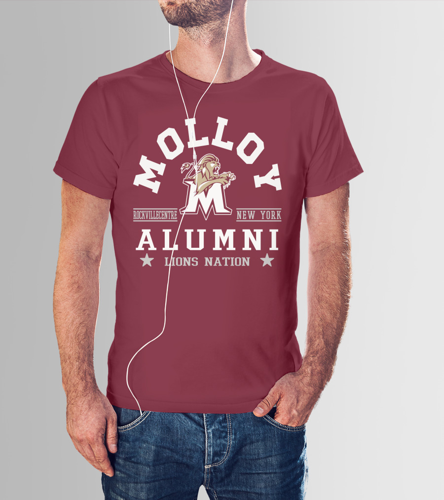 Molloy College Rockville Centre New York Alumni Lions Nation T-Shirt