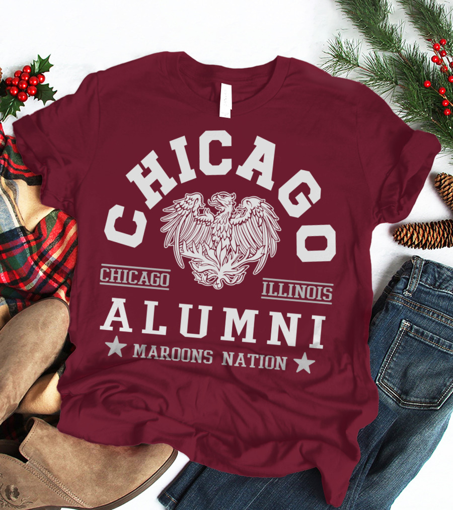 Chicago Illinois Alumni Maroons Nation T-Shirt