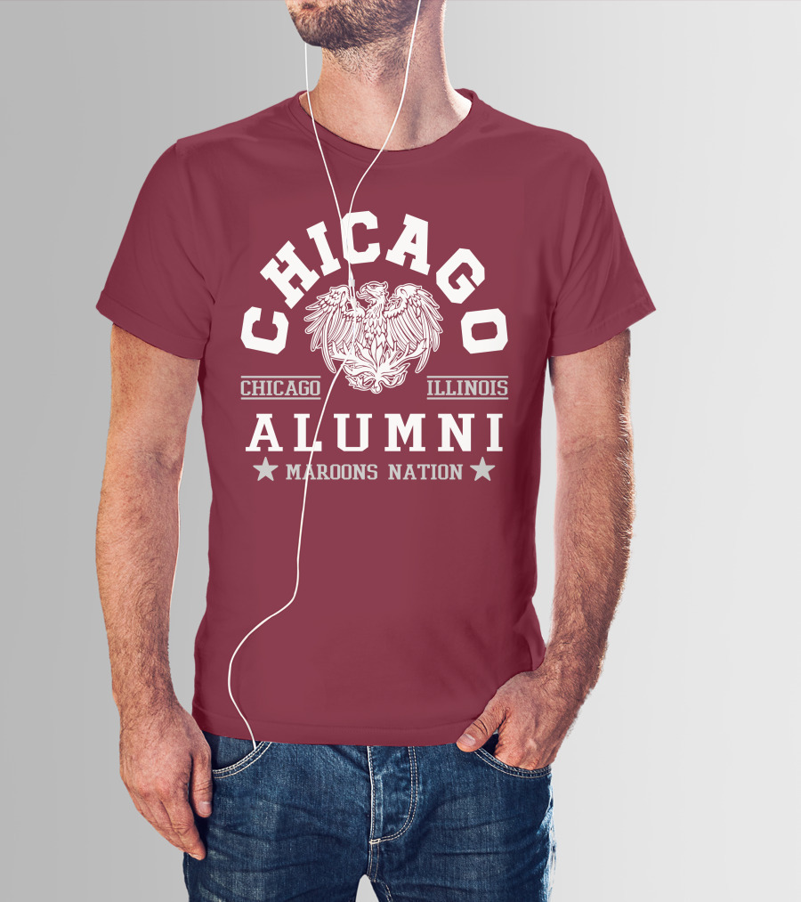 Chicago Illinois Alumni Maroons Nation T-Shirt