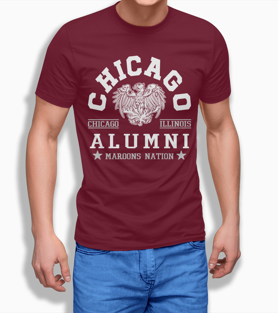 Chicago Illinois Alumni Maroons Nation T-Shirt