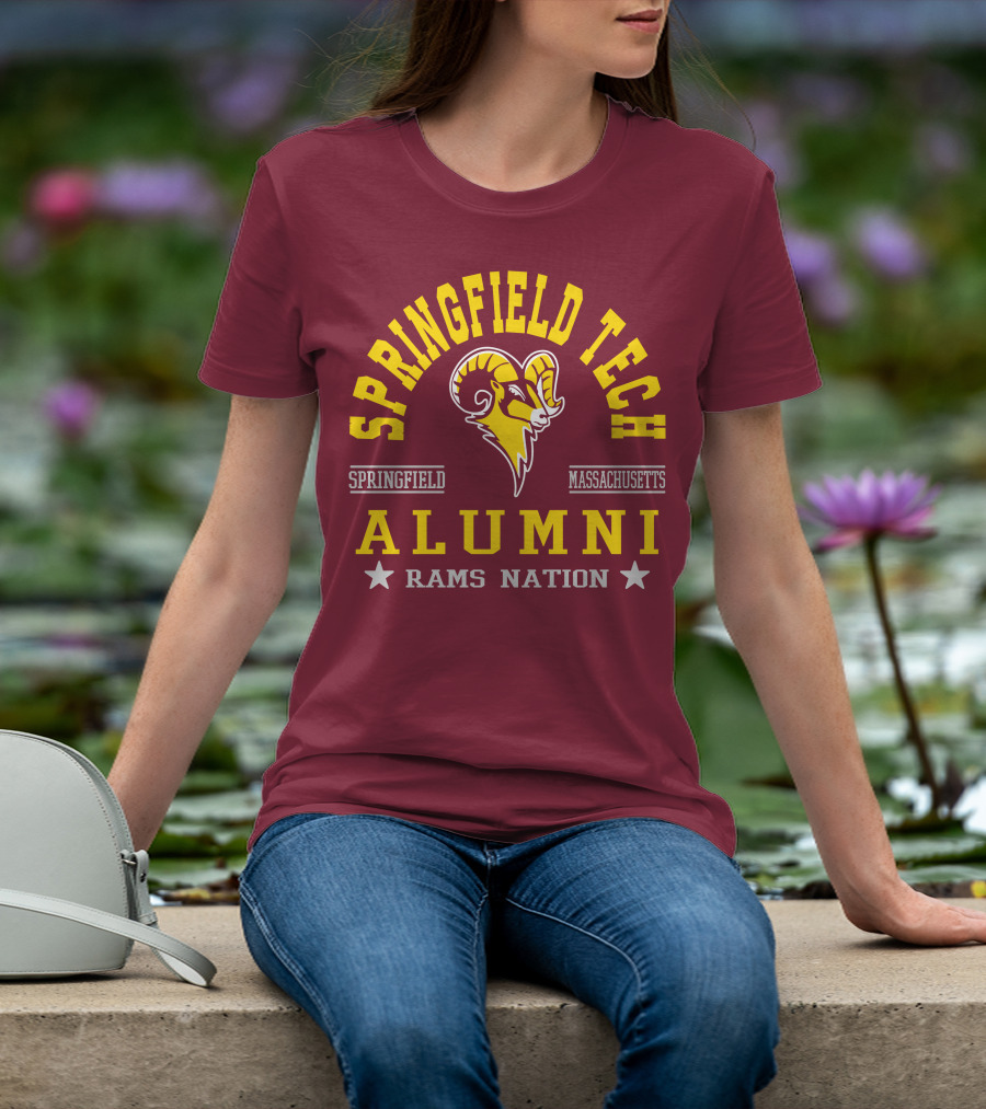 Springfield Tech Alumni Rams Nation Springfield Massachusetts T-Shirt