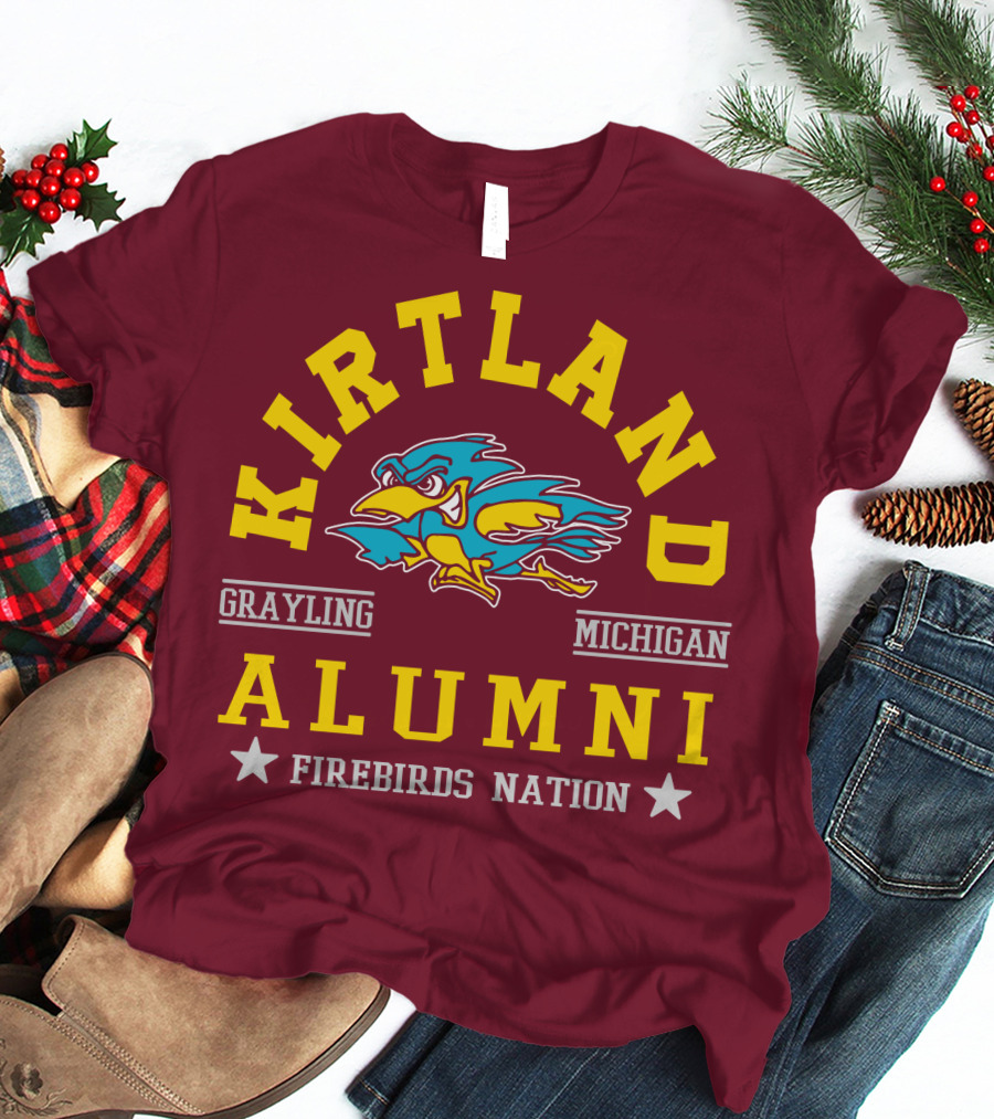 Kirtland Grayling Michigan Alumni Firebirds Nation T-Shirt